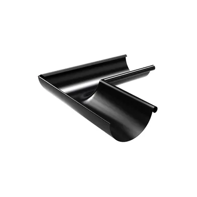 Rännvinkel Inner 125 mm, Svart