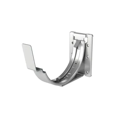 Rännkrok ställbar 125 mm, Silvermetallic