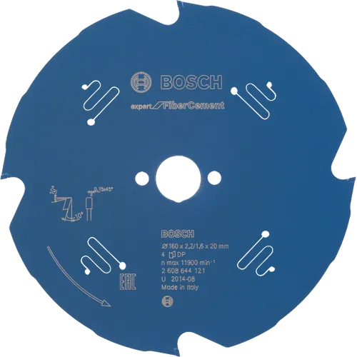Cirkelsågklinga Expert Fibercement 160/20 mm, 4T
