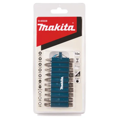 Bitssats 10-delar 50 mm