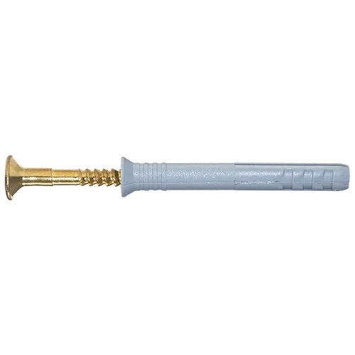 Spikplugg försänkt m. spik lackerat 5x40 mm, Gul