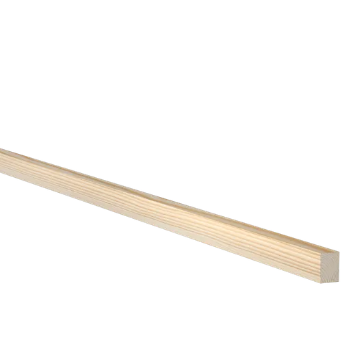 Planhyvlad obehandlad furu 15 mm 15x21 mm, Löpmeter