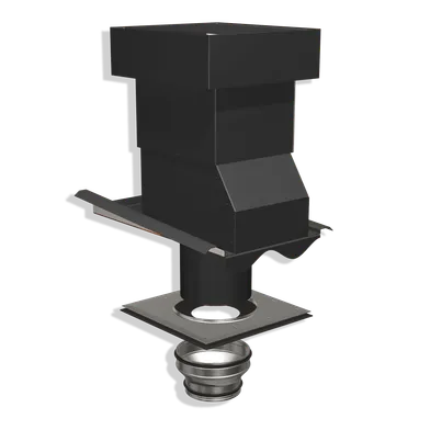 Ventilationshuv Palema 1-kanal Svart