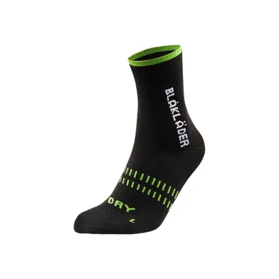 Socka Dry, Svart/Grön Strl. 40-44, 2-pack