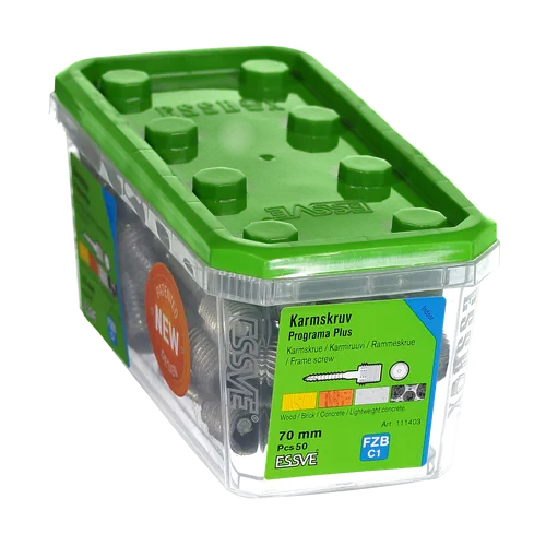 Karmskruv Programa Plus 70 mm, 50 st/frp