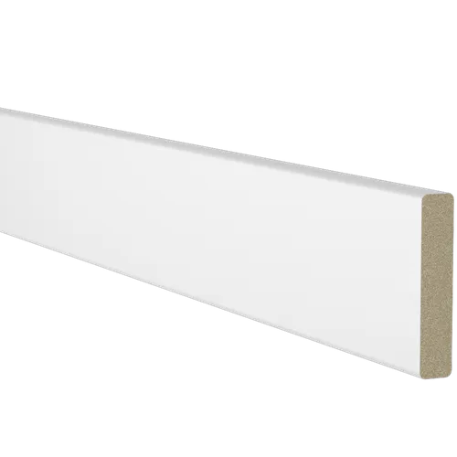 Dörromfattning vitmålad MDF 16x80 mm, 4200 mm