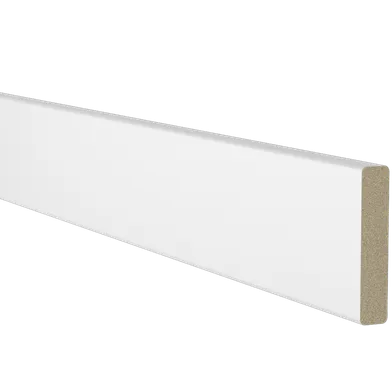 Dörromfattning vitmålad MDF 16x80 mm, 4200 mm