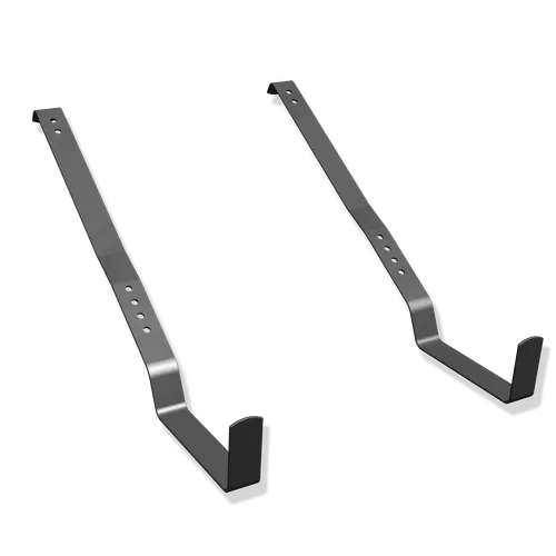 Glidskydd för stege Svart