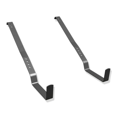 Glidskydd för stege Svart