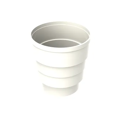 Muff till renstratt, Vit