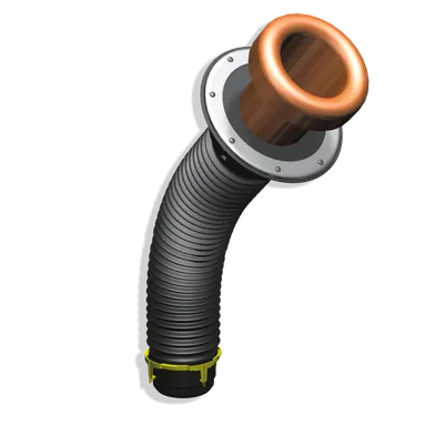 Flexirör & kragrör Tegelröd