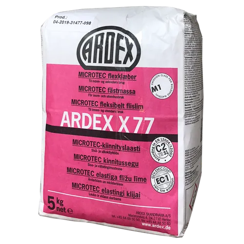 Fästmassa X 77 Grå, 5 kg