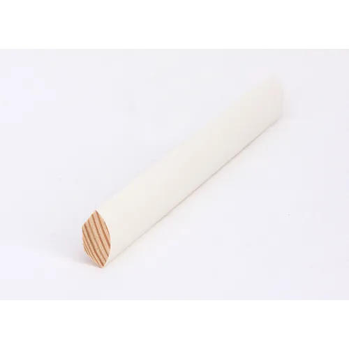 Kvartstav vitmålad furu 15x15 mm, 1000 mm