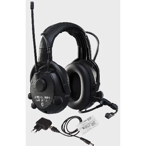 Hörselkåpa Zekler 412RDB inkl. batteri och laddare