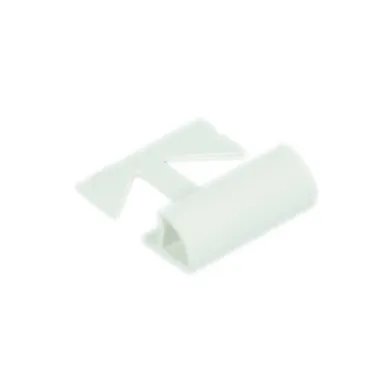 Kakellist Kvartsrund, Plast 12,5 mm, Vit