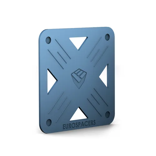 Pallningsbricka Extra Large, 95x95 mm Blå, 2 mm