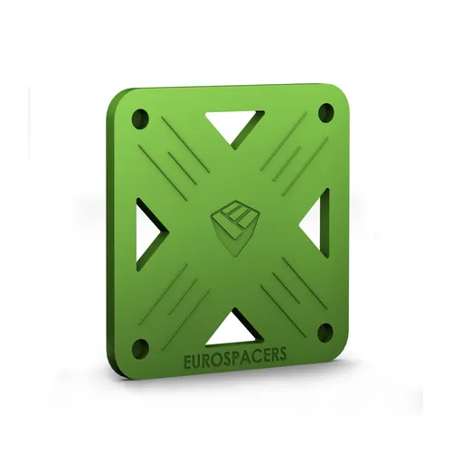 Pallningsbricka Extra Large, 95x95 mm Grön, 5 mm