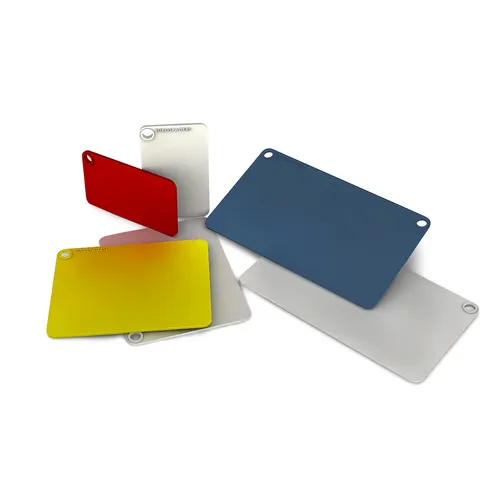 Märkbricka Mini med tråd 40x70 mm, Vit