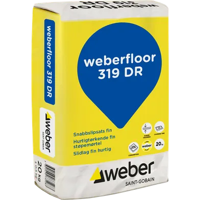 Snabbslipssats Floor 319 Fin 20 kg