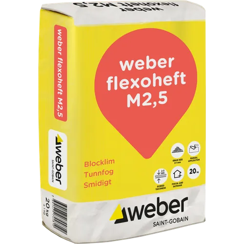 Murbruk Flexoheft M 2,5 20 kg