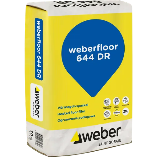 Värmegolvspackel Floor 644 DR 20 kg