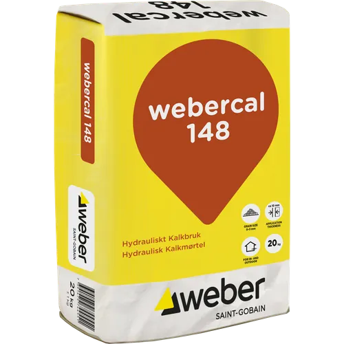 Kalkbruk 148 Hydrauliskt 20 kg