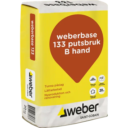 Putsbruk B Base 133 20 kg