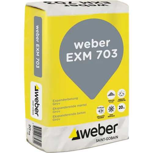Expanderbetong EXM 703 Grov 25 kg