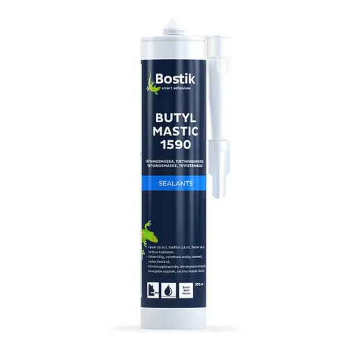 Butyltätmassa 1590 300 ml, Svart