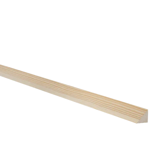 Trekantslist obehandlad gran 21 mm, Löpmeter