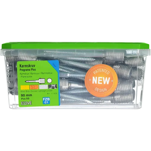 Karmskruv Programa Plus 90 mm, 50 st/frp