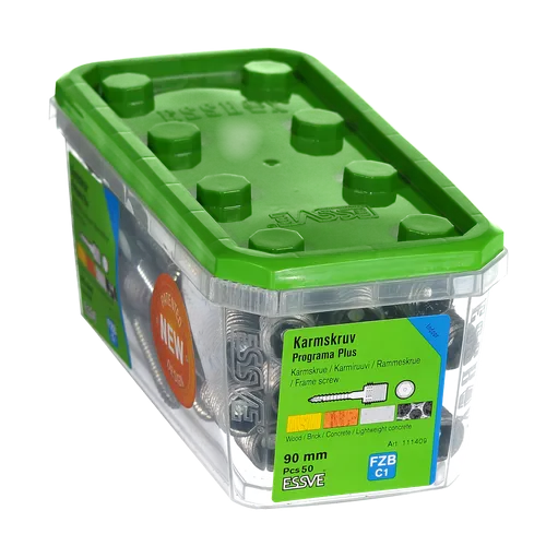 Karmskruv Programa Plus 90 mm, 50 st/frp