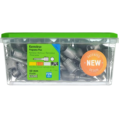 Karmskruv Programa Plus 50 mm, 50 st/frp