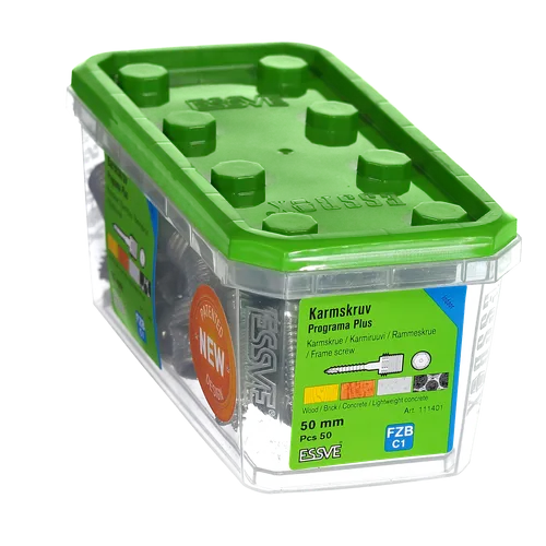 Karmskruv Programa Plus 50 mm, 50 st/frp