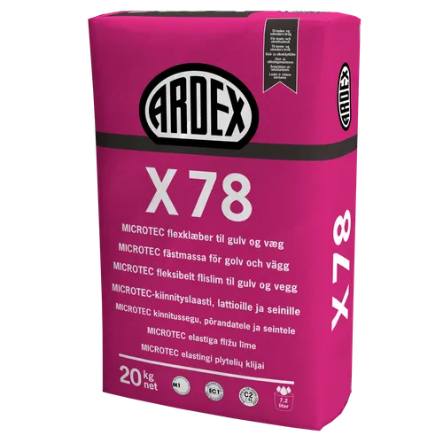 Fästmassa X78 Grå, 20 kg