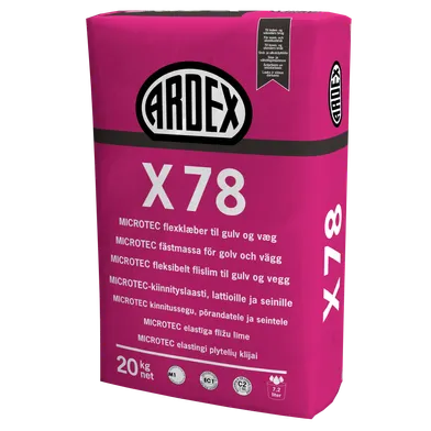 Fästmassa X78 Grå, 20 kg