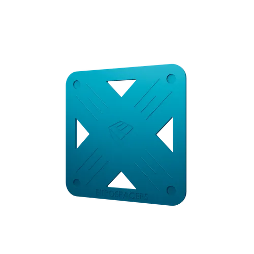 Pallningsbricka Extra Large, 95x95 mm Blå, 2 mm