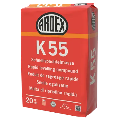 Självutjämnande snabbspackel K 55, 20 kg