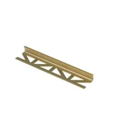 Kakellist rak alu. guldeloxerad matt 10 mm 2,5m