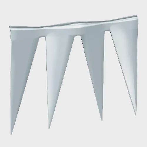 Tandad skarvplåt 100x120 mm