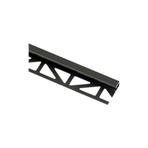 Kakellist kvadrat alu. svarteloxerad matt 9mm 2,5m