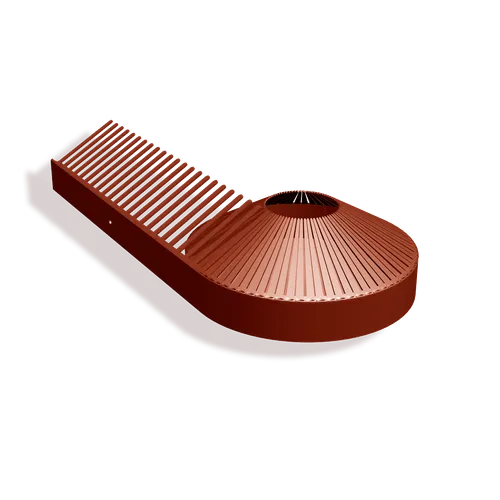 Fågelband 5 m, Tegelröd