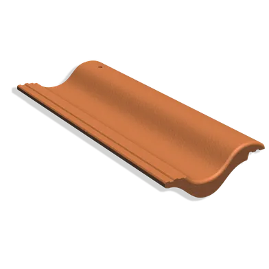 Halvpanna Palema Benderit Tegelröd