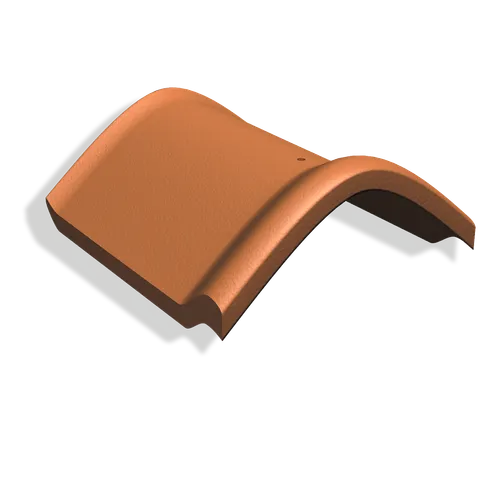 Nockpanna Benderit m. fals, Tegelröd