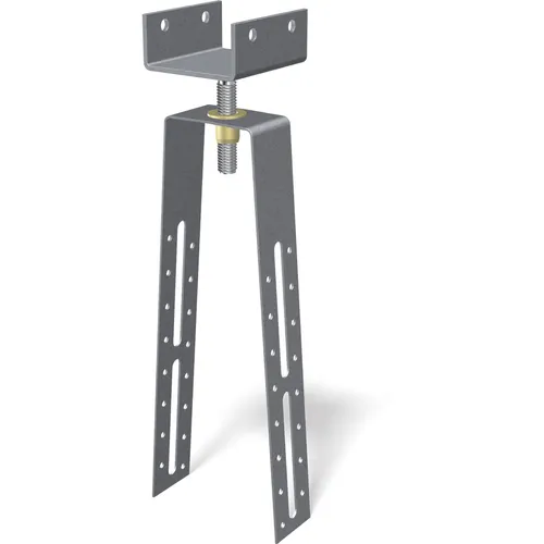 Nockbrädeshållare justerbar Galvad