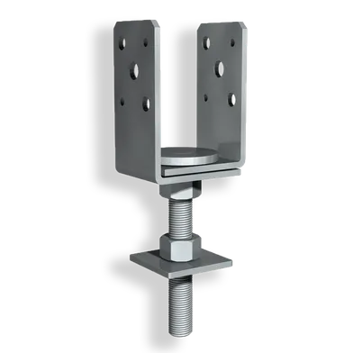 Stolpsko Uniflex efterjusterbar 4 tum 93-103 mm