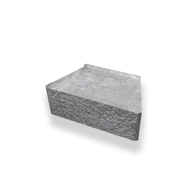 Mursten Megastone rakhuggen 400x220x150 mm, Grå