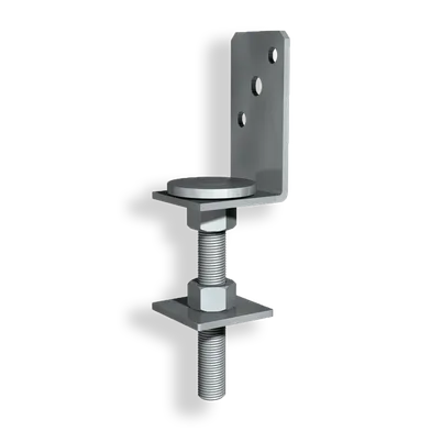 Stolpsko Uniflex efterjusterbar L 70 mm, galvad