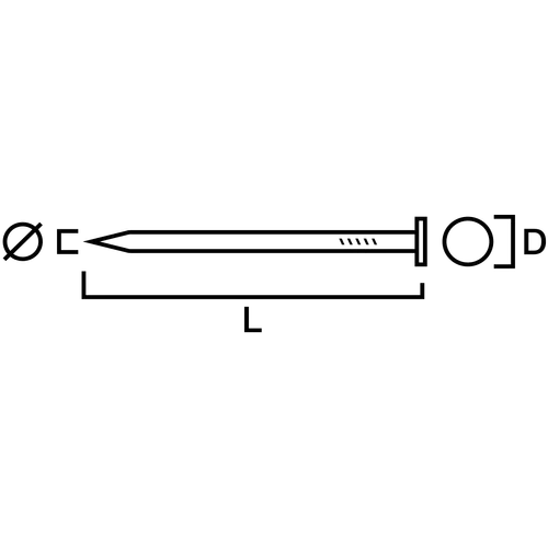 Slagspik FZB 3,0x30 mm, 25 st/frp