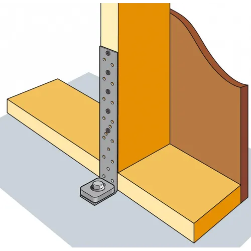 Vinkelbeslag AH CE 160x50x40x3,0 mm